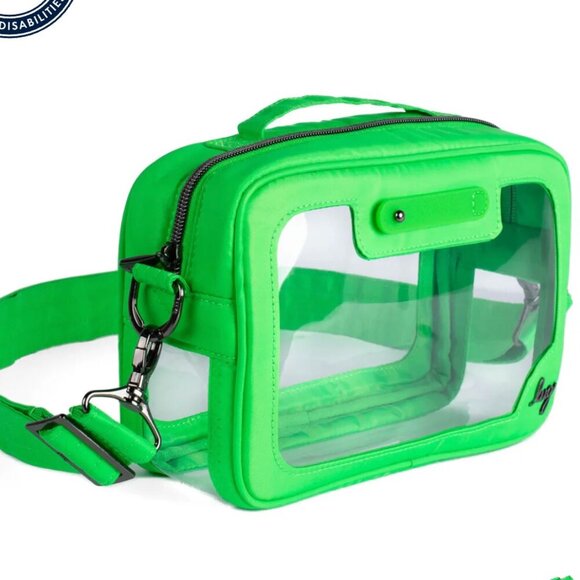 NEW NWT LUG Carriage Clearview Crossbody Concert Bag Green - Picture 1 of 7